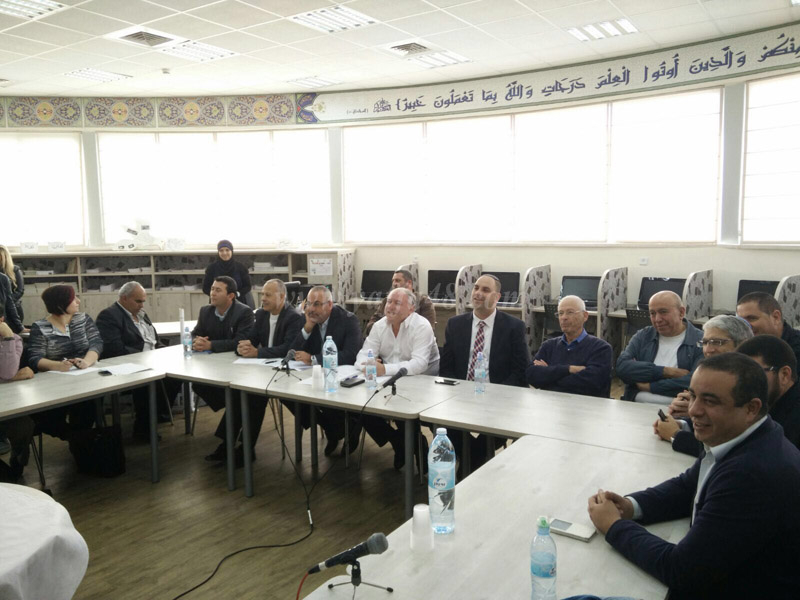 بالصور: لجنة الداخلية وجودة البيئة في الكنيست تزور مدينة اللد